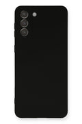 Mey İthalat® Samsung Galaxy S21 Plus Kılıf Nano içi Kadife Silikon - Siyah