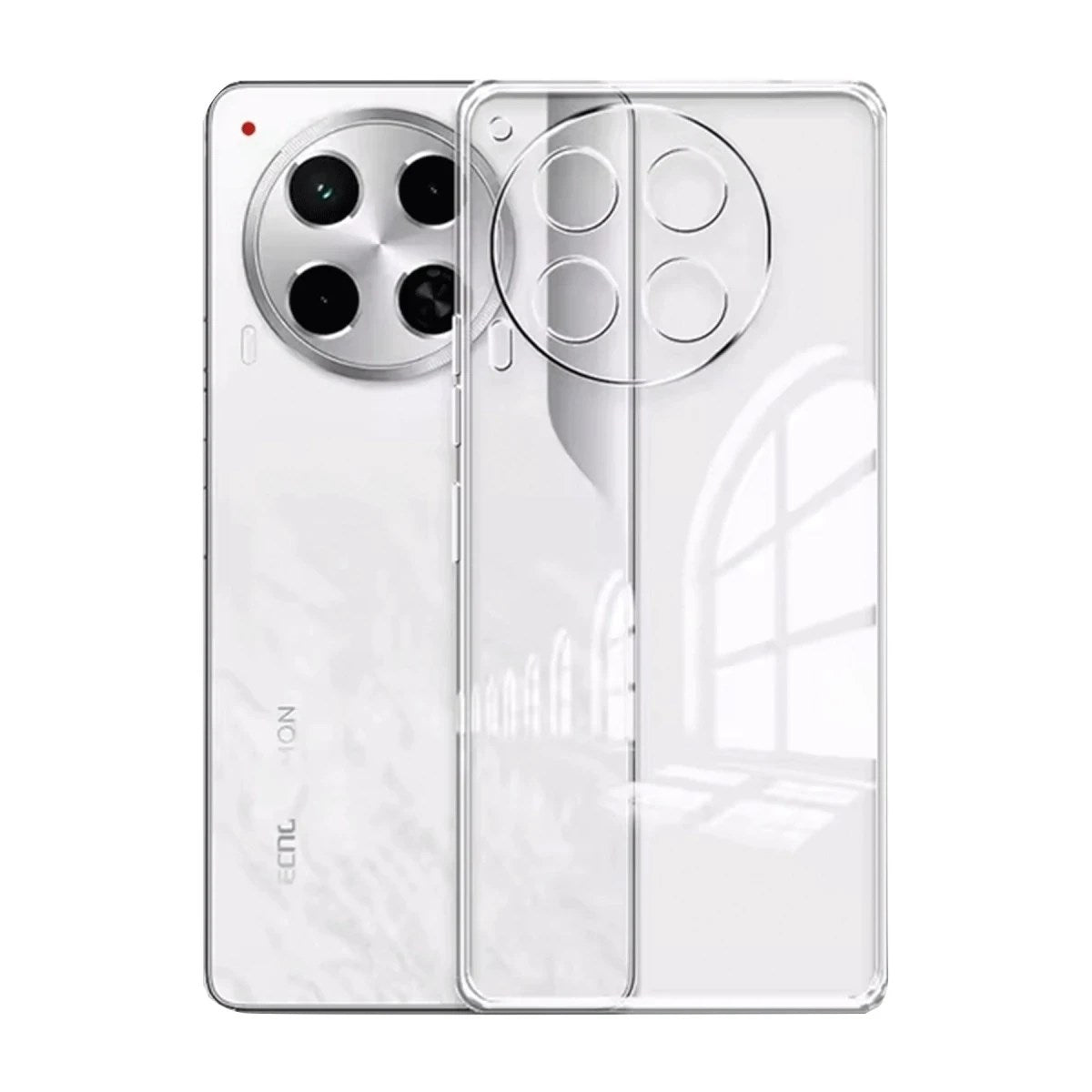Mey İthalat® Tecno Camon 30 Kılıf Lüx Şeffaf Silikon