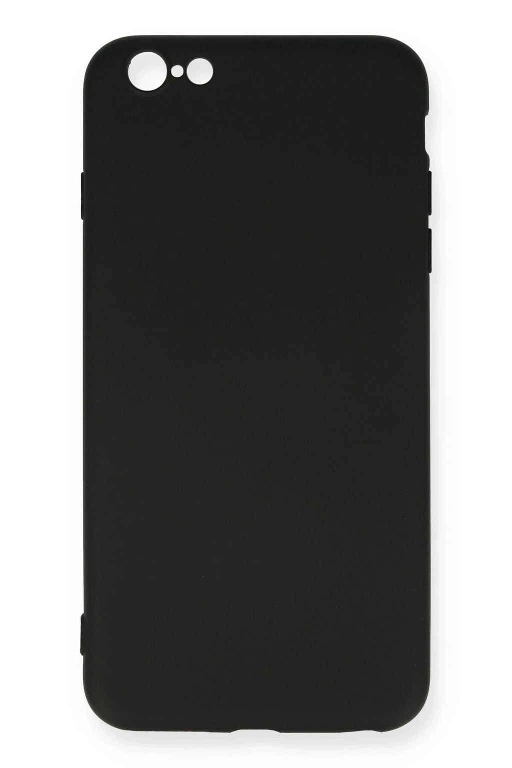 Mey İthalat® iPhone 6 Plus Kılıf Nano içi Kadife Silikon - Siyah