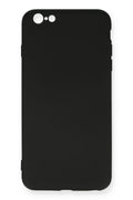Mey İthalat® iPhone 6 Plus Kılıf Nano içi Kadife Silikon - Siyah