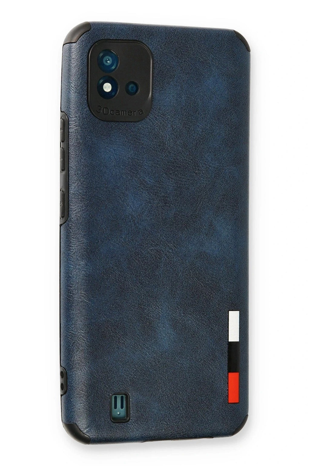 Mey İthalat® Realme C11 2021 Kılıf Loop Deri Silikon - Lacivert