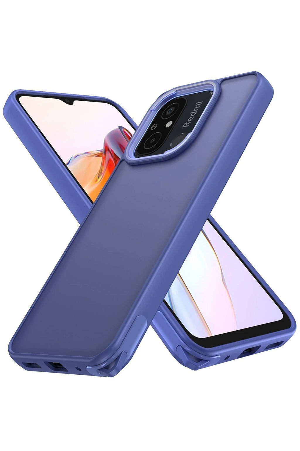 Mey İthalat® Redmi 12C Kılıf Elegant Kapak - Açık Mavi