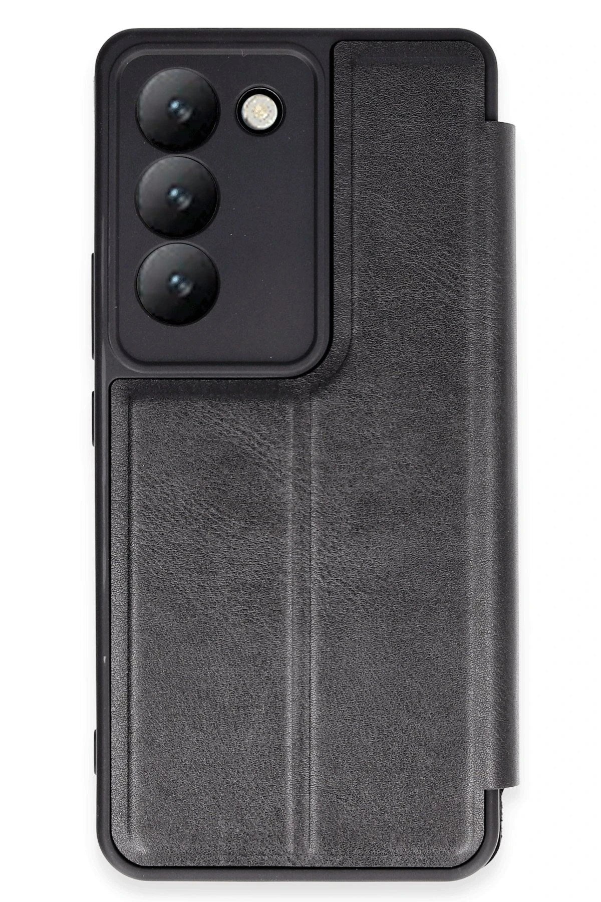 Mey İthalat® Vivo V30 Lite 4G Kılıf Flip Cover - Siyah