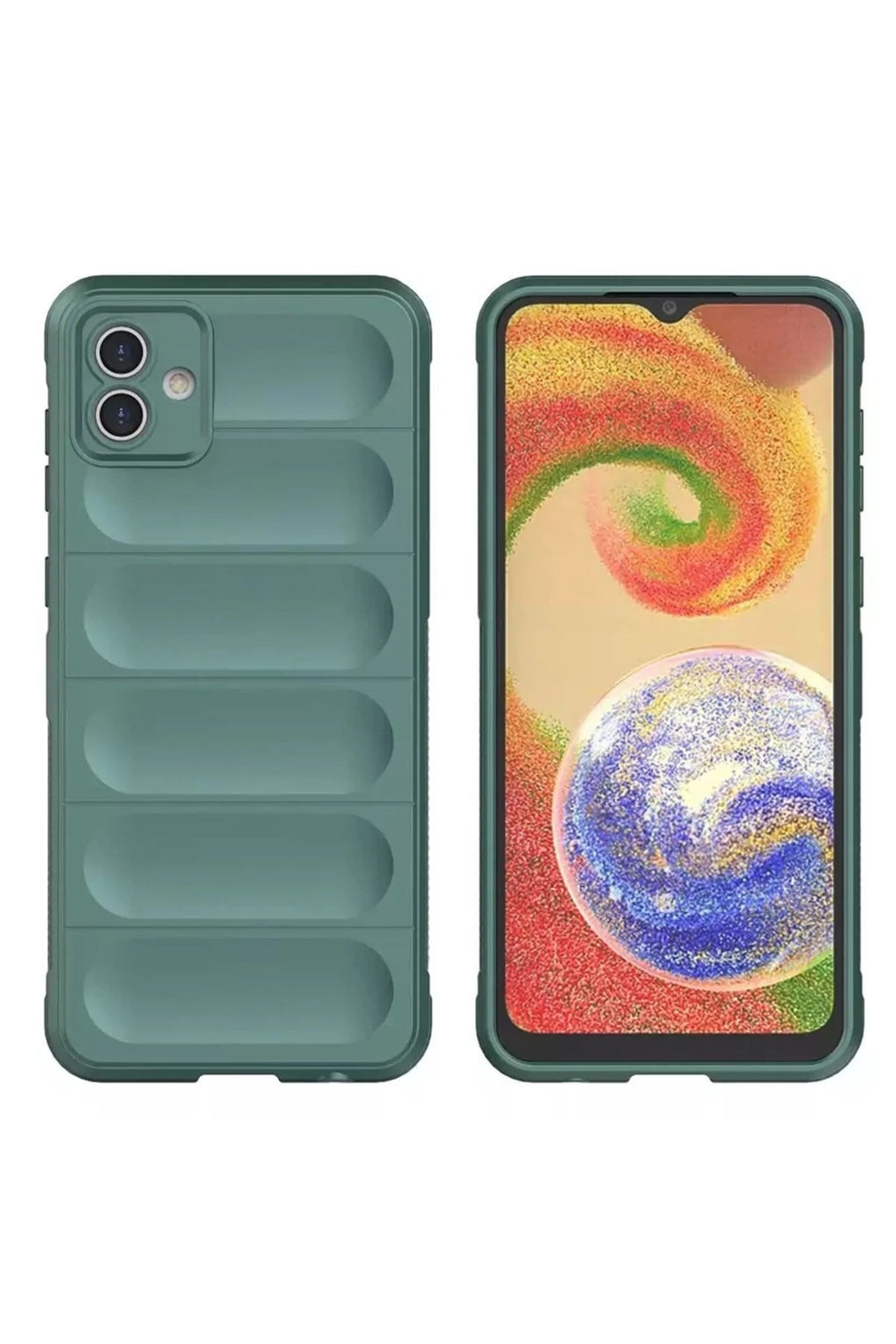 Mey İthalat® Samsung Galaxy A05 Kılıf Optimum Silikon - Koyu Yeşil