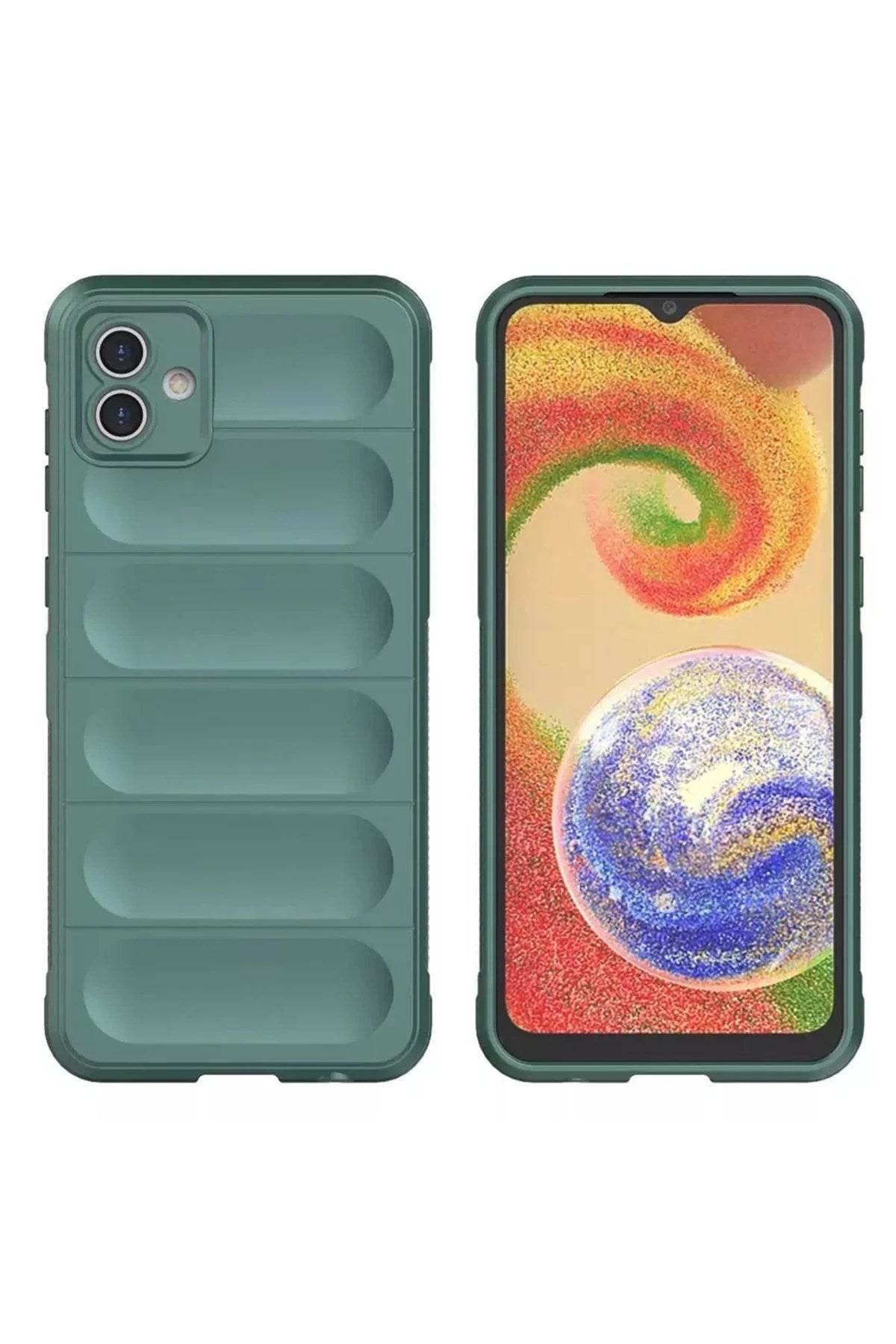 Mey İthalat® Samsung Galaxy A05 Kılıf Optimum Silikon - Koyu Yeşil
