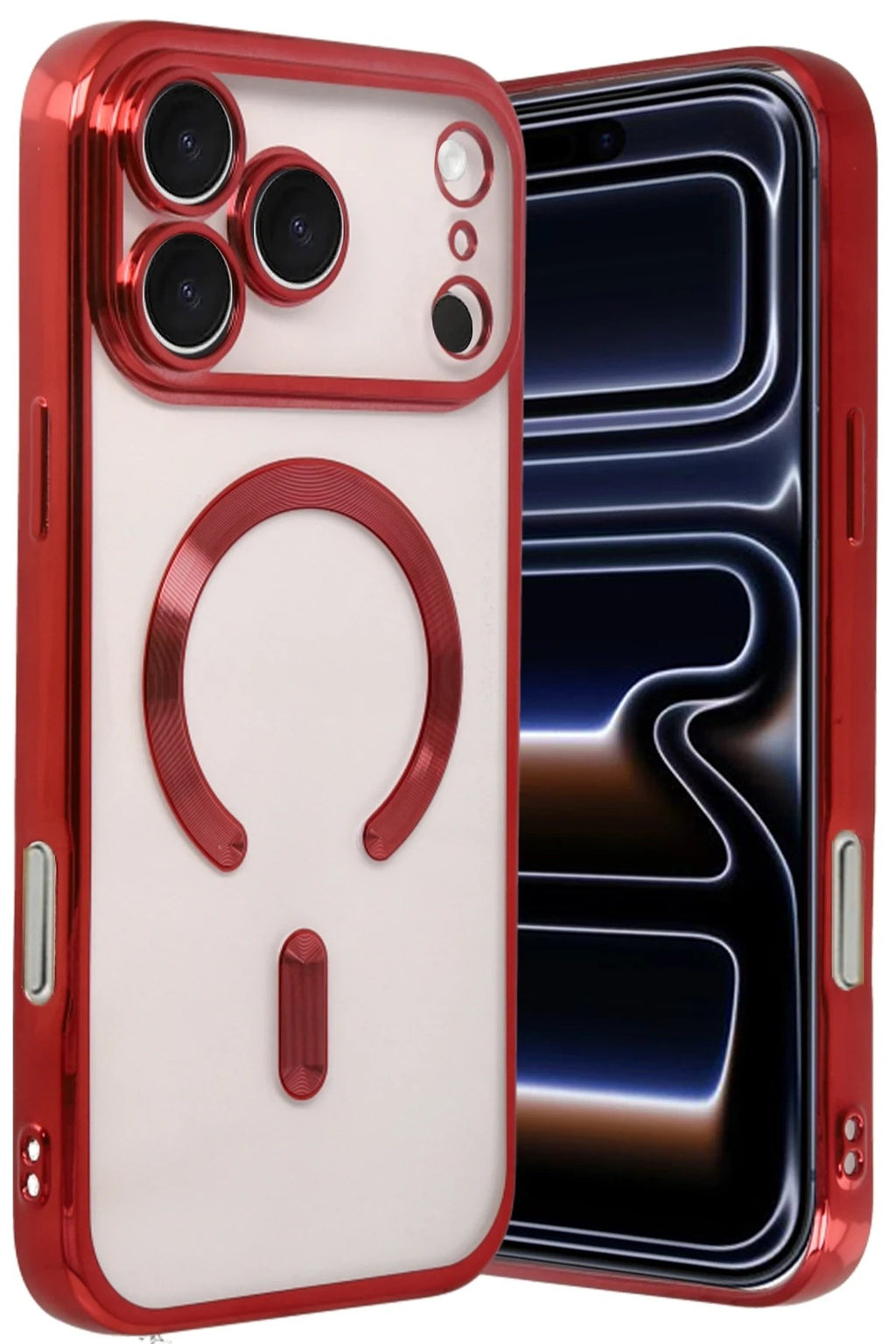 Mey İthalat® iPhone 17 Pro Kross Magneticsafe Kapak - Kırmızı