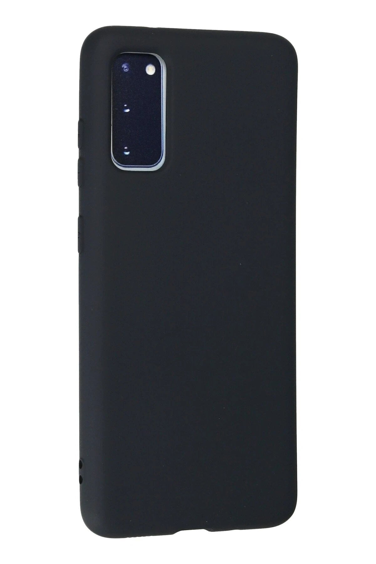 Mey İthalat® Samsung Galaxy S20 Kılıf Nano içi Kadife Silikon - Lacivert