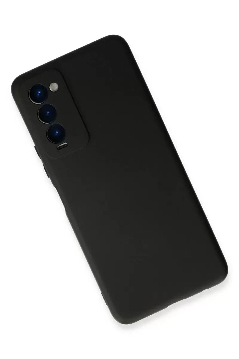 Mey İthalat® Tecno Camon 18 Kılıf First Silikon - Siyah