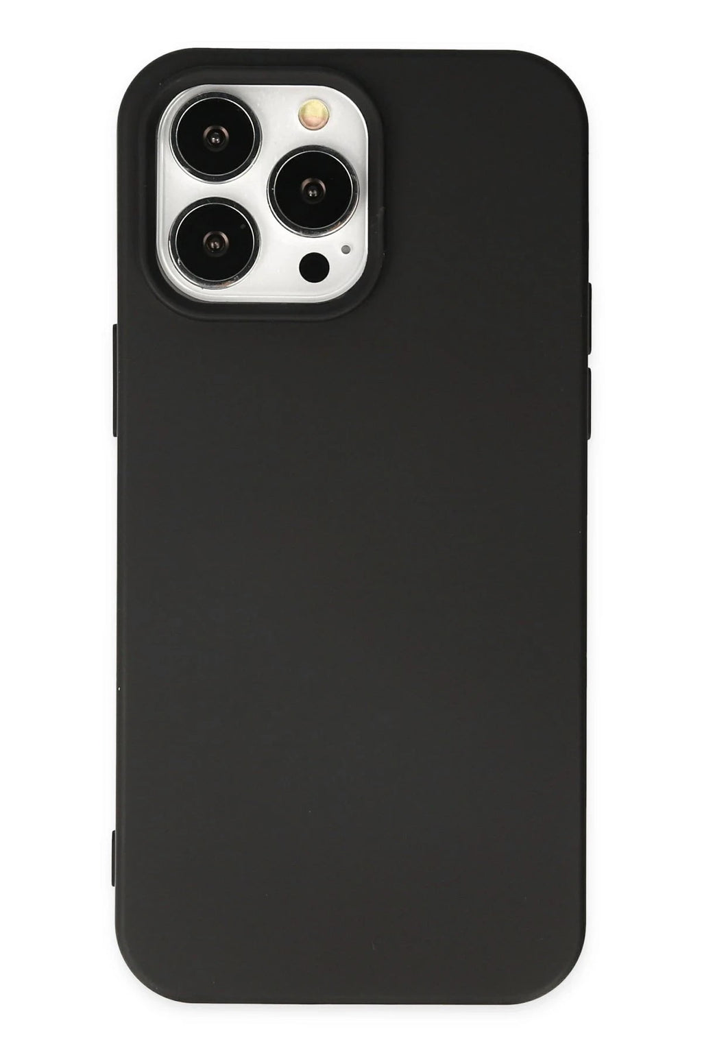Mey İthalat® iPhone 15 Pro Kılıf Nano içi Kadife Silikon - Siyah