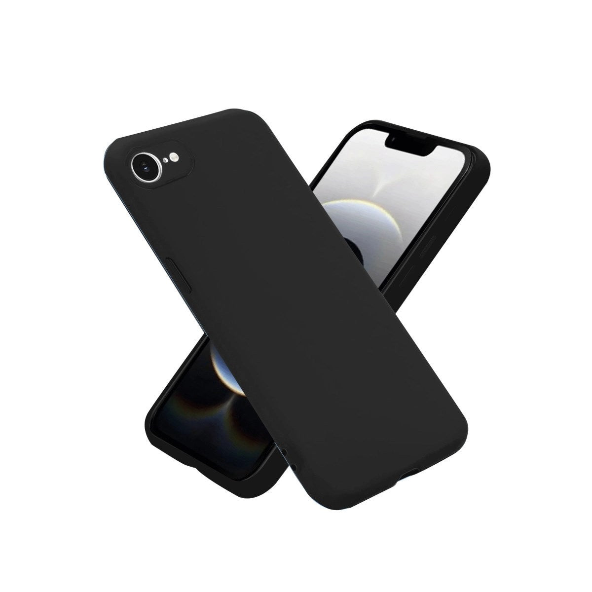 Mey İthalat® iPhone 16E Kılıf First Silikon - Siyah