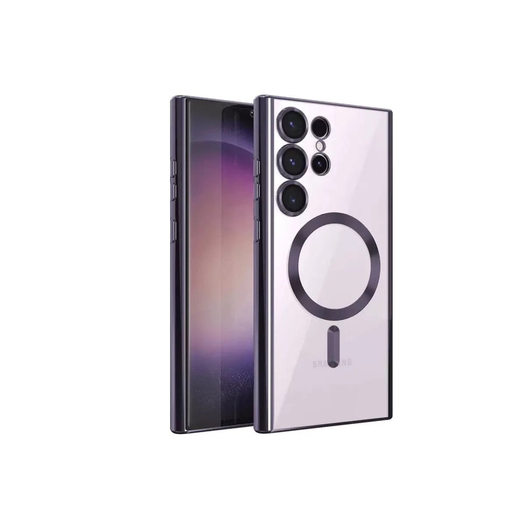 Mey İthalat® Samsung Galaxy S24 Ultra Kılıf Kross Magneticsafe Kapak - Mor