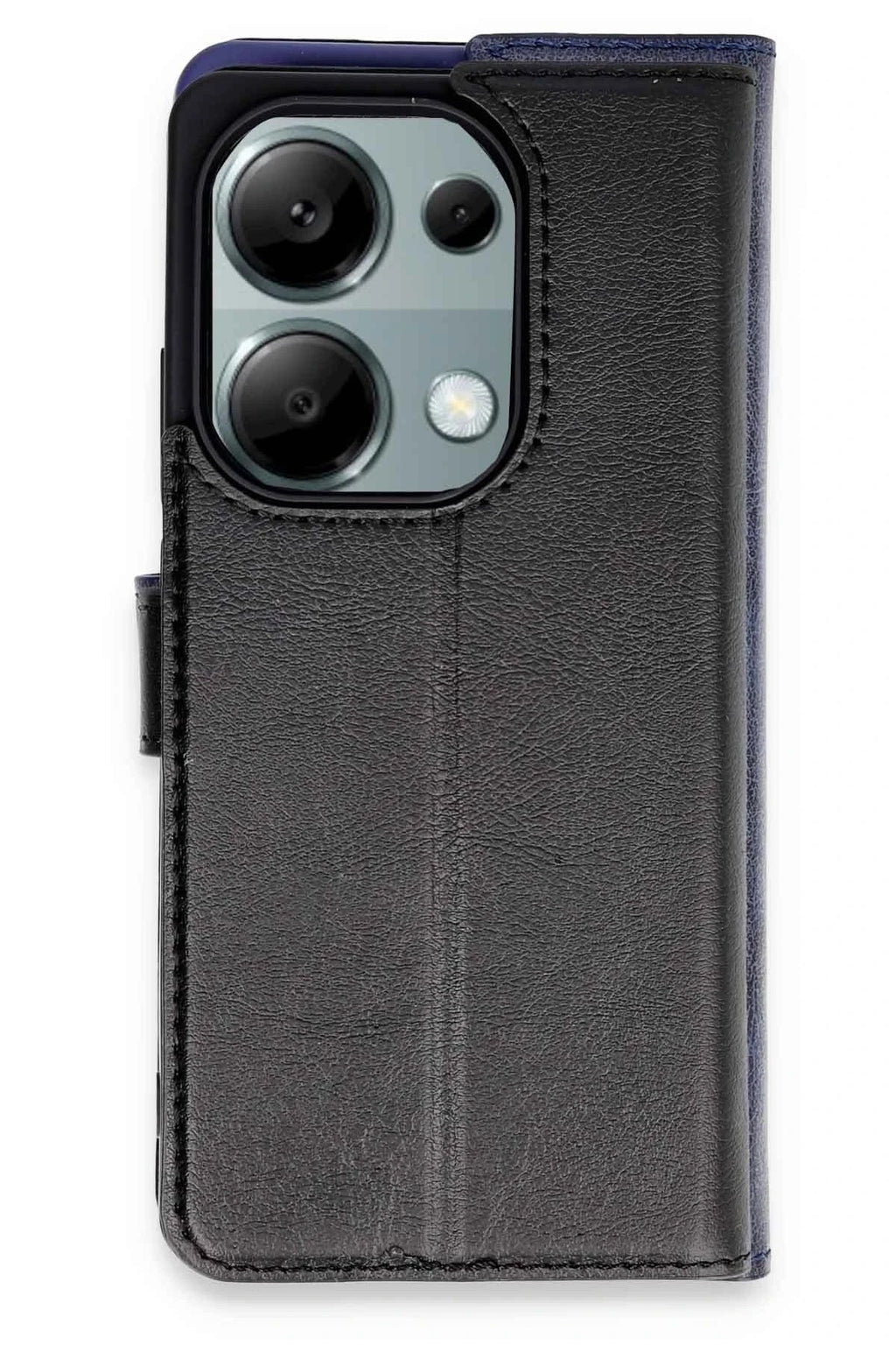 Mey İthalat® Redmi Note 13 Pro 4G Kılıf Trend S Plus Kapaklı Kılıf - Siyah