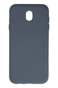 Mey İthalat® Samsung Galaxy J7 Pro / J730 Kılıf Nano içi Kadife Silikon - Gri