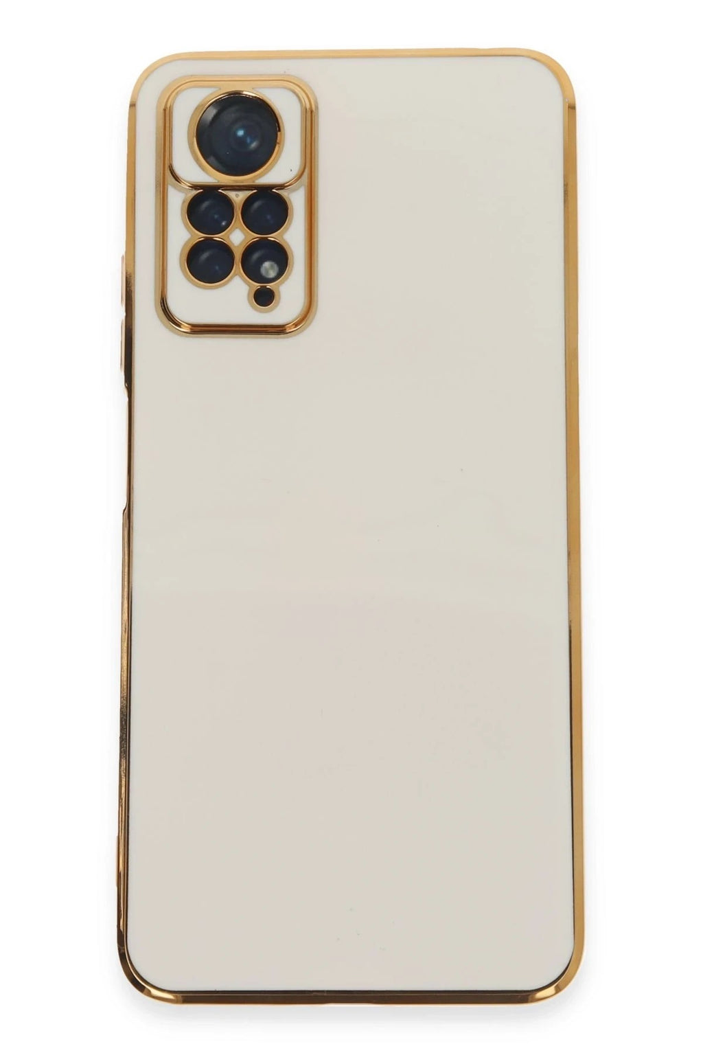 Mey İthalat® Redmi Note 12 Pro 4G Kılıf Volet Silikon - Beyaz