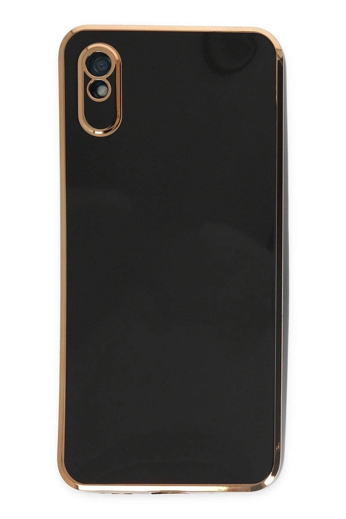 Mey İthalat® Redmi 9A Kılıf Volet Silikon - Siyah