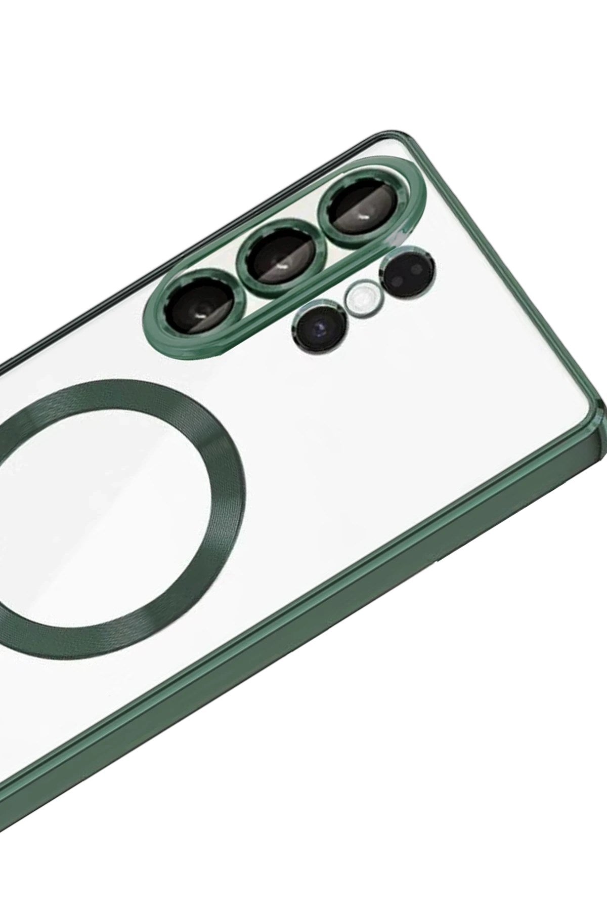 Mey İthalat® Samsung Galaxy S26 Ultra Kross Magneticsafe Kapak - Koyu Yeşil
