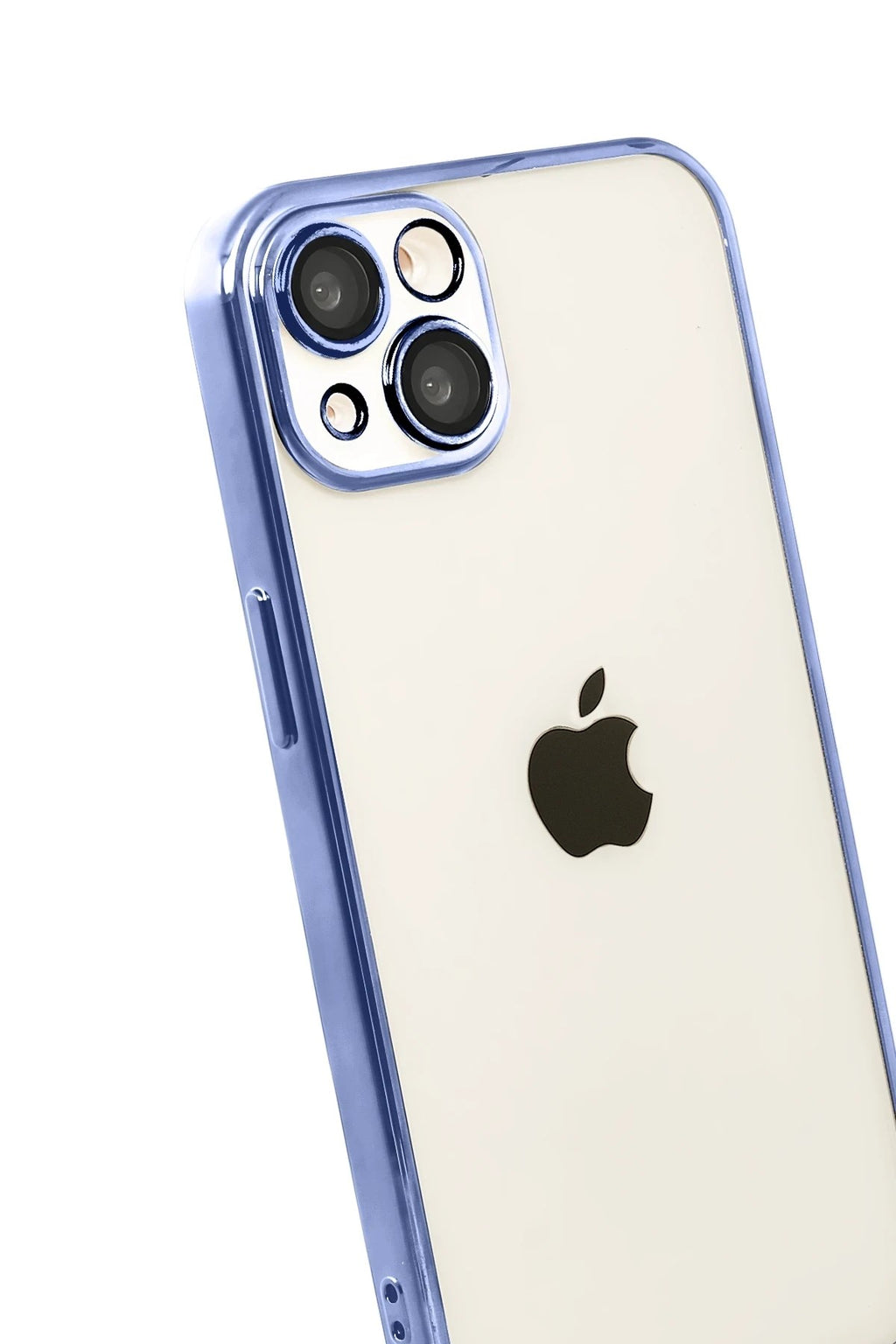 Mey İthalat® iPhone 15 Lensli Silikon - Açık Mavi