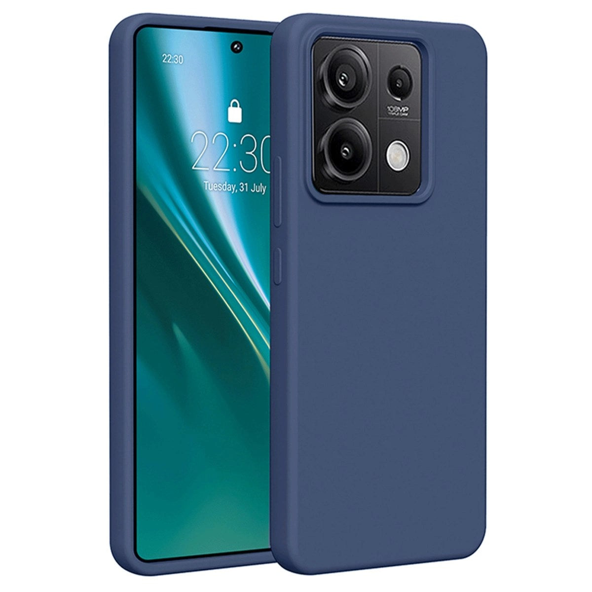 Mey İthalat® Redmi Note 13 Pro 5G Kılıf First Silikon - Lacivert