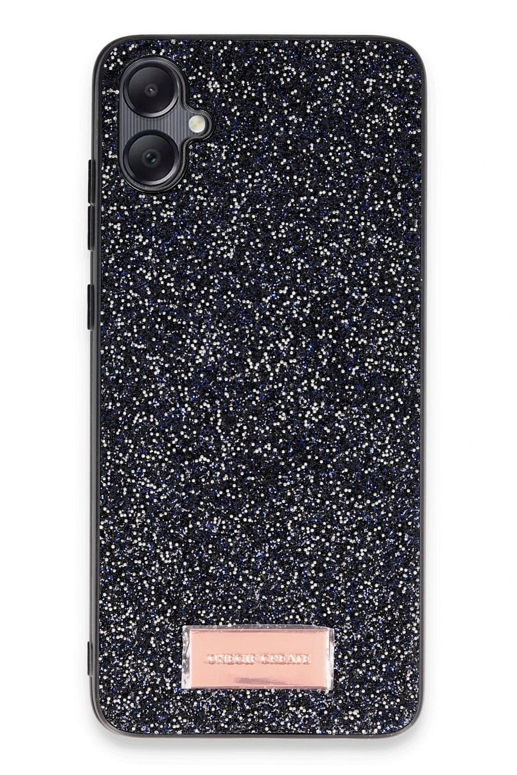 Mey İthalat® Samsung Galaxy A05 Bright Simli Kapak - Siyah