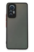 Mey İthalat® Mi 12 Lite Kılıf Montreal Silikon Kapak - Siyah