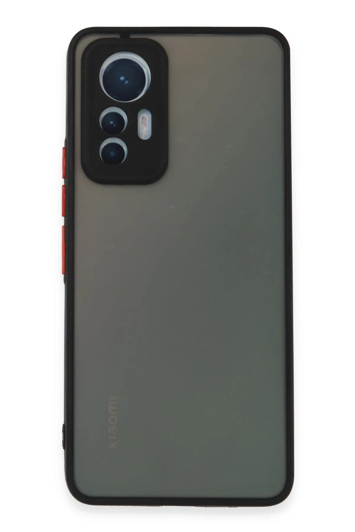 Mey İthalat® Mi 12 Lite Kılıf Montreal Silikon Kapak - Siyah