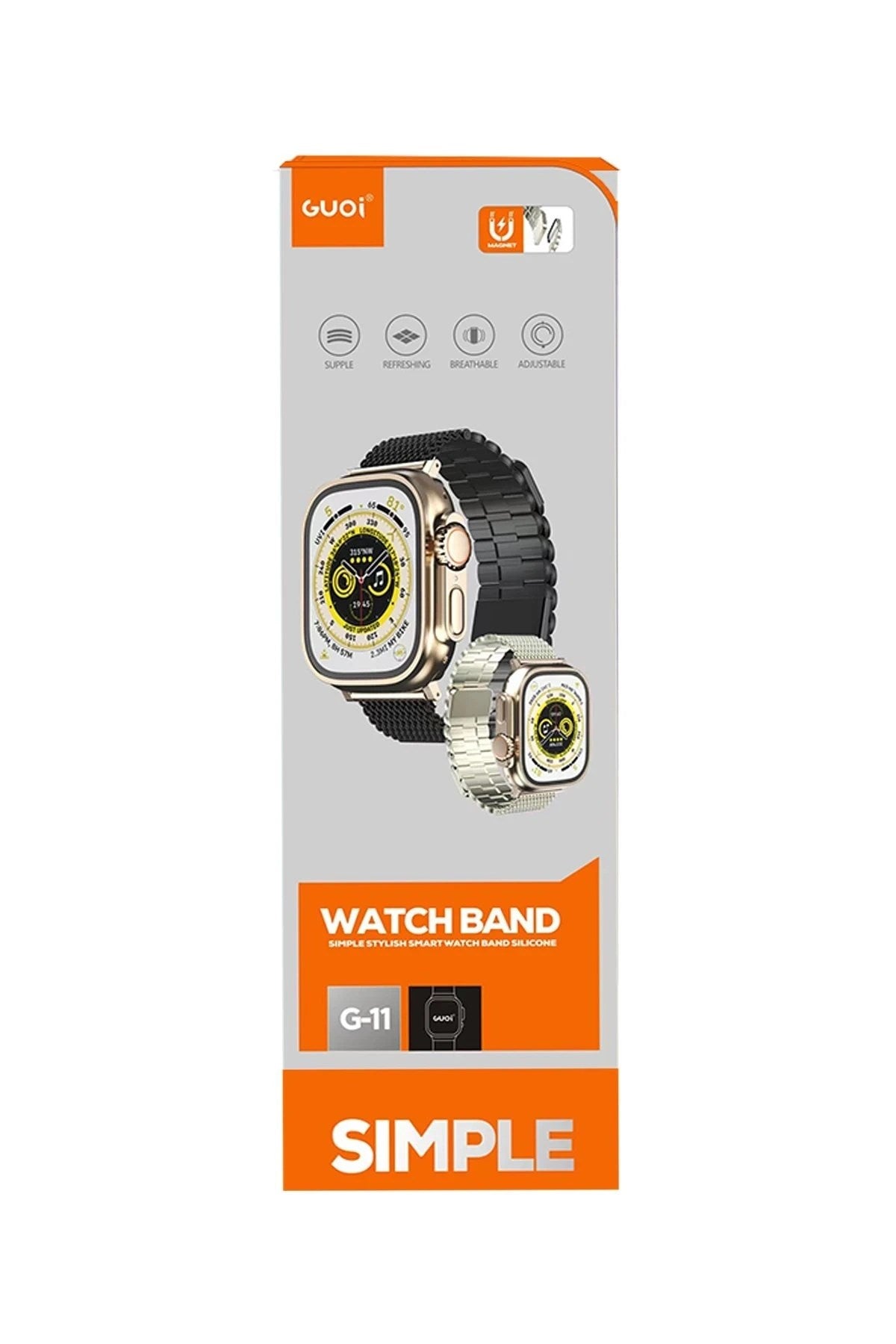 Mey İthalat® Watch 42mm Ascend Metal Kordon - Gold