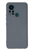 Mey İthalat® İnfinix Hot 11s Kılıf Nano içi Kadife Silikon - Gri