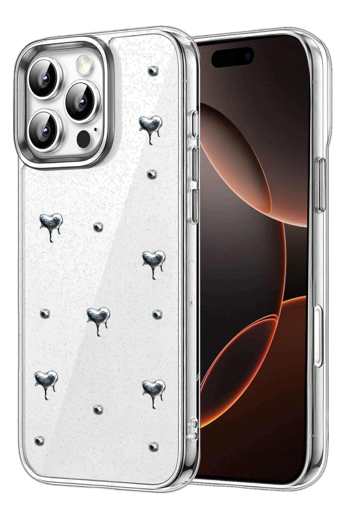 Mey İthalat® iPhone 16 Pro Max Fiyonk Desenli Kapak - Desen 1