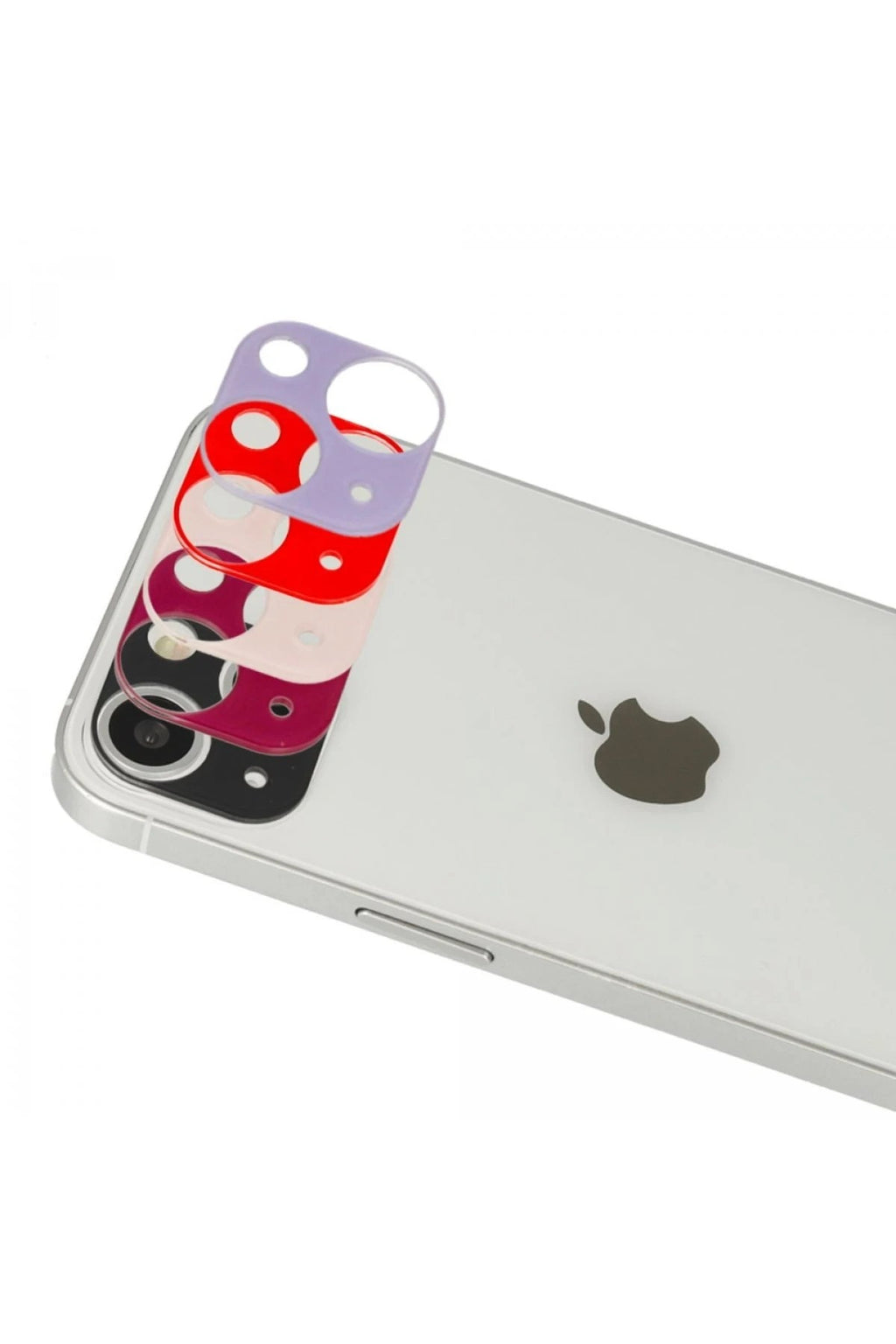 Mey İthalat® iPhone 13 Rainbow Kamera Lens Koruma Cam - Mor