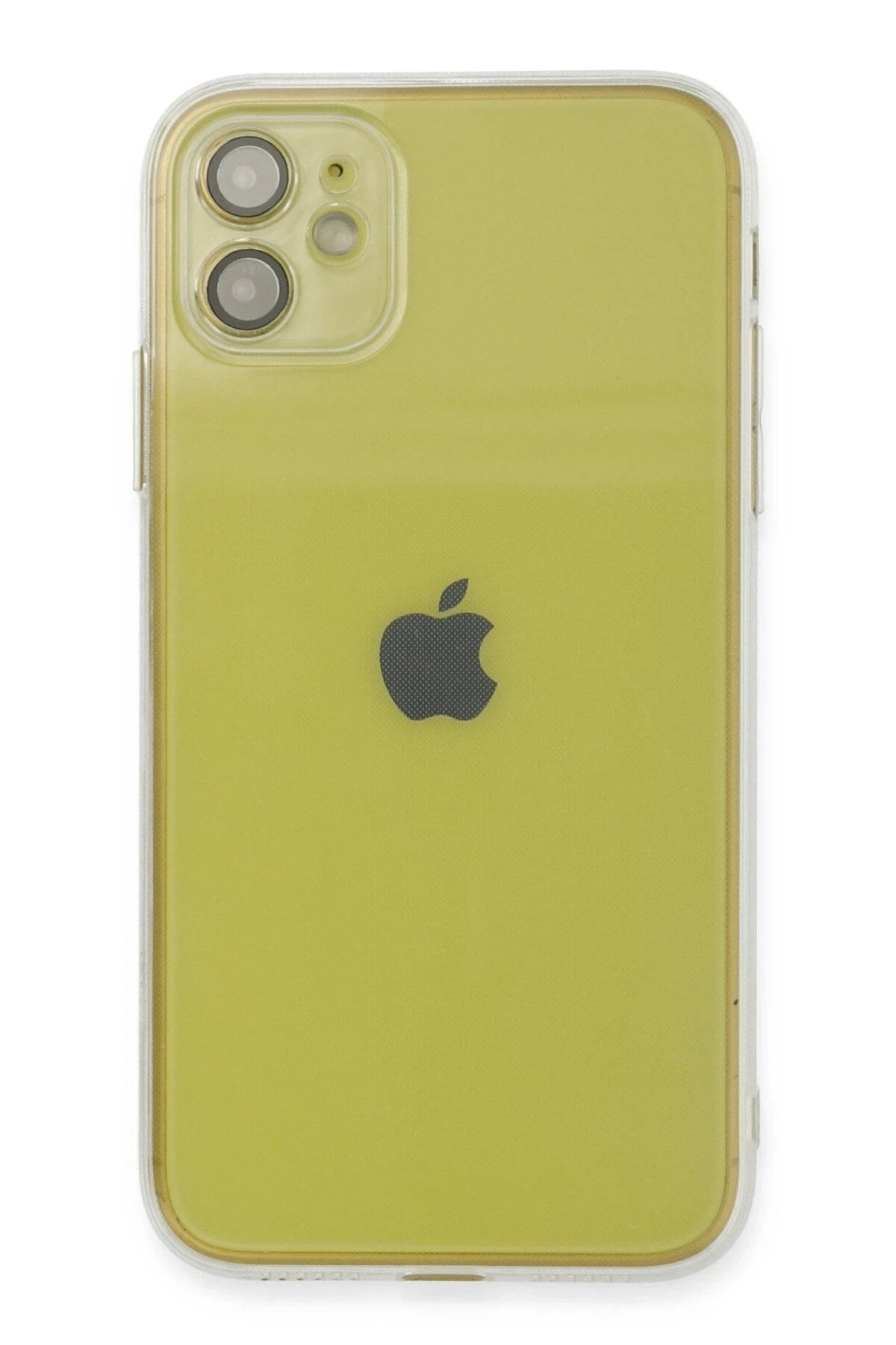 Mey İthalat® iPhone 12 Kılıf Fly Lens Silikon - Şeffaf