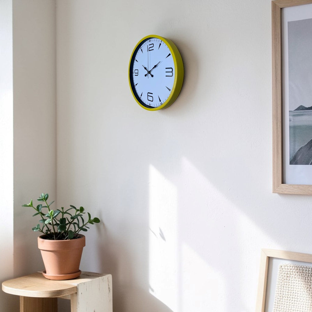 Yellow Line 36 Cm Duvar Saati