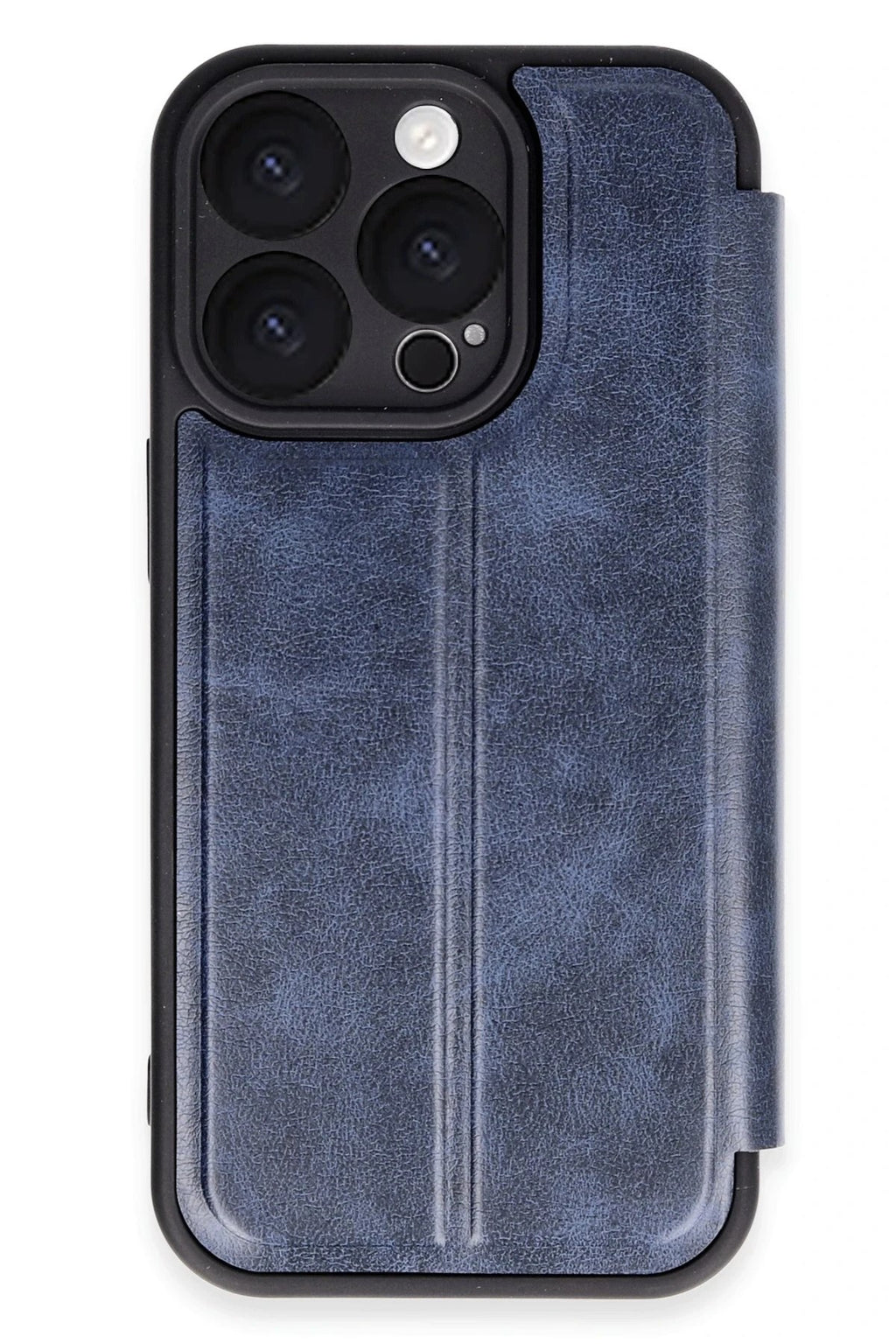 Mey İthalat® iPhone 16 Pro Max Kılıf Flip Cover - Lacivert