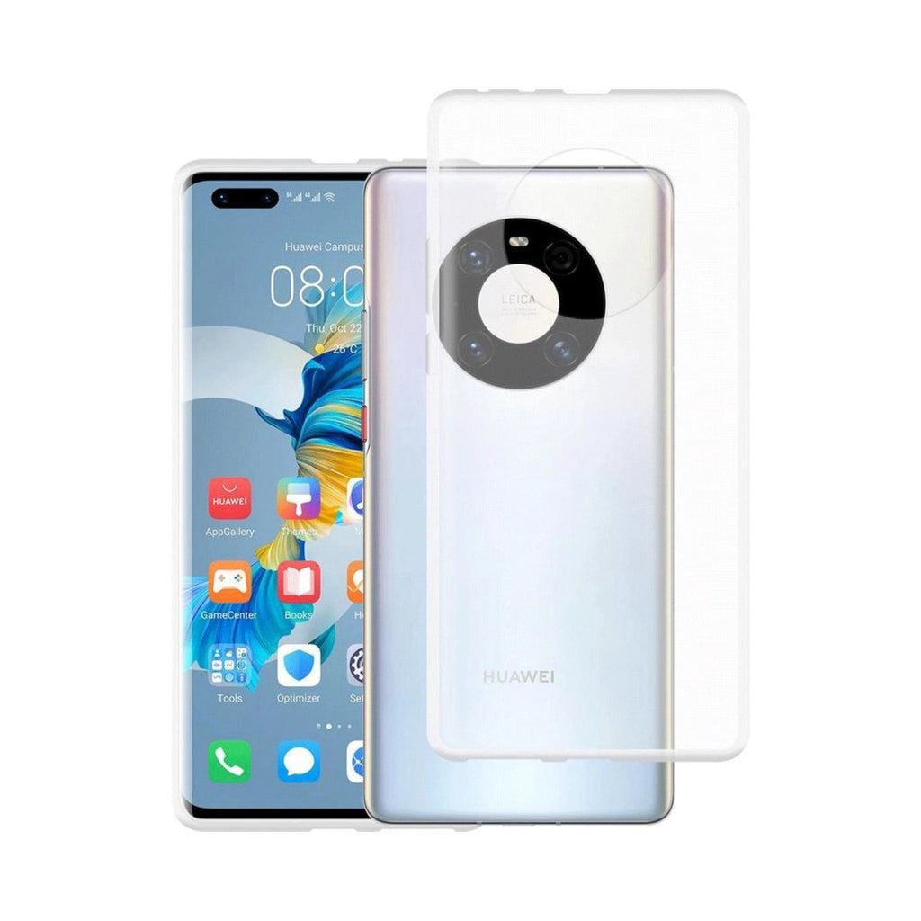 Mey İthalat® Huawei Mate 40 Pro Kılıf Lüx Şeffaf Silikon