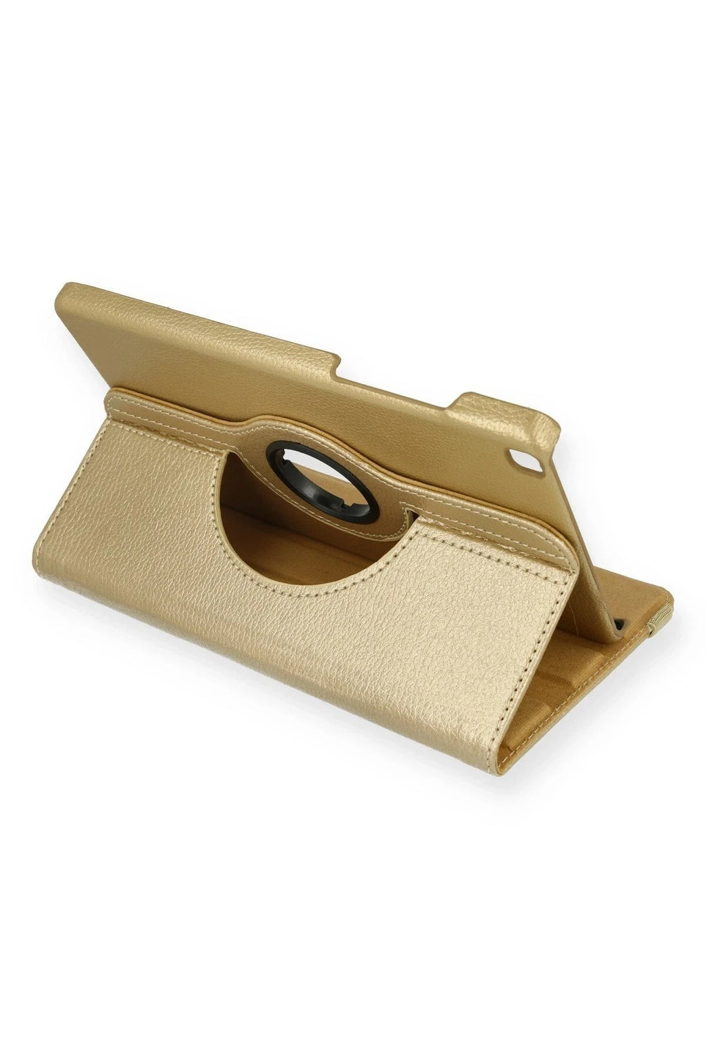 Mey İthalat® Samsung Galaxy Tab A9 Plus Kılıf 360 Tablet Deri Kılıf - Gold