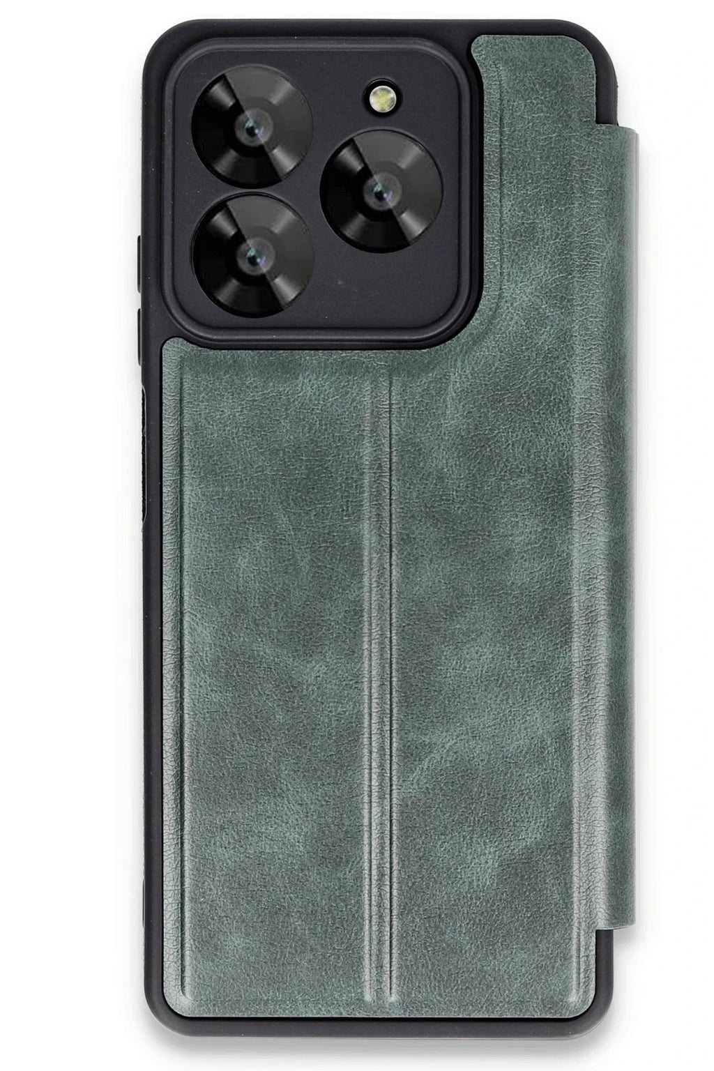 Mey İthalat® General Mobile Era 30 Kılıf Flip Cover - Koyu Yeşil