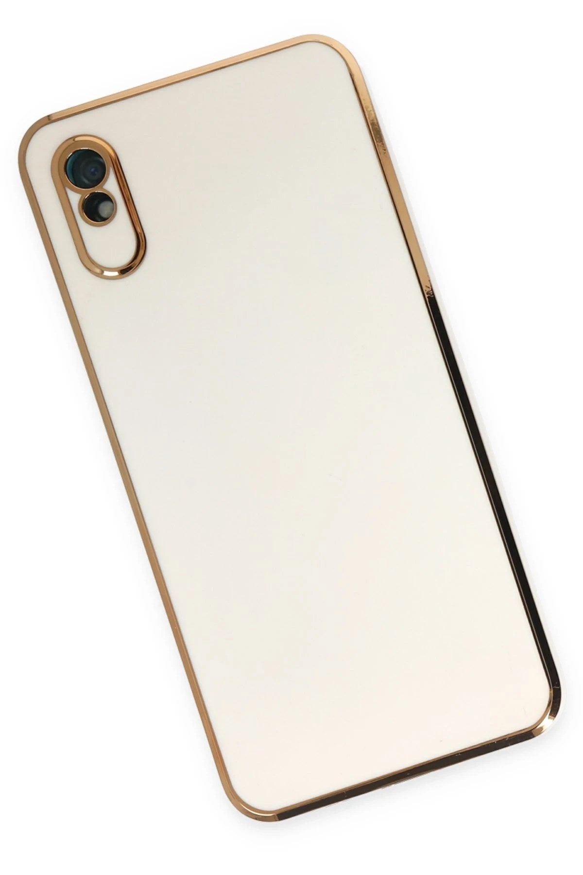 Mey İthalat® Redmi 9A Kılıf Volet Silikon - Beyaz