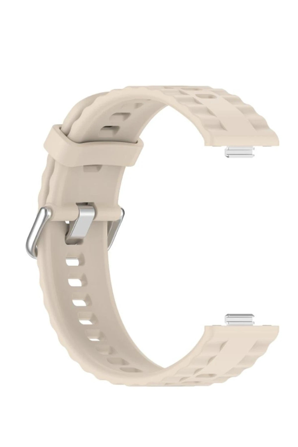 Mey İthalat® Huawei Watch Fit 3 Klasik Kordon - Krem