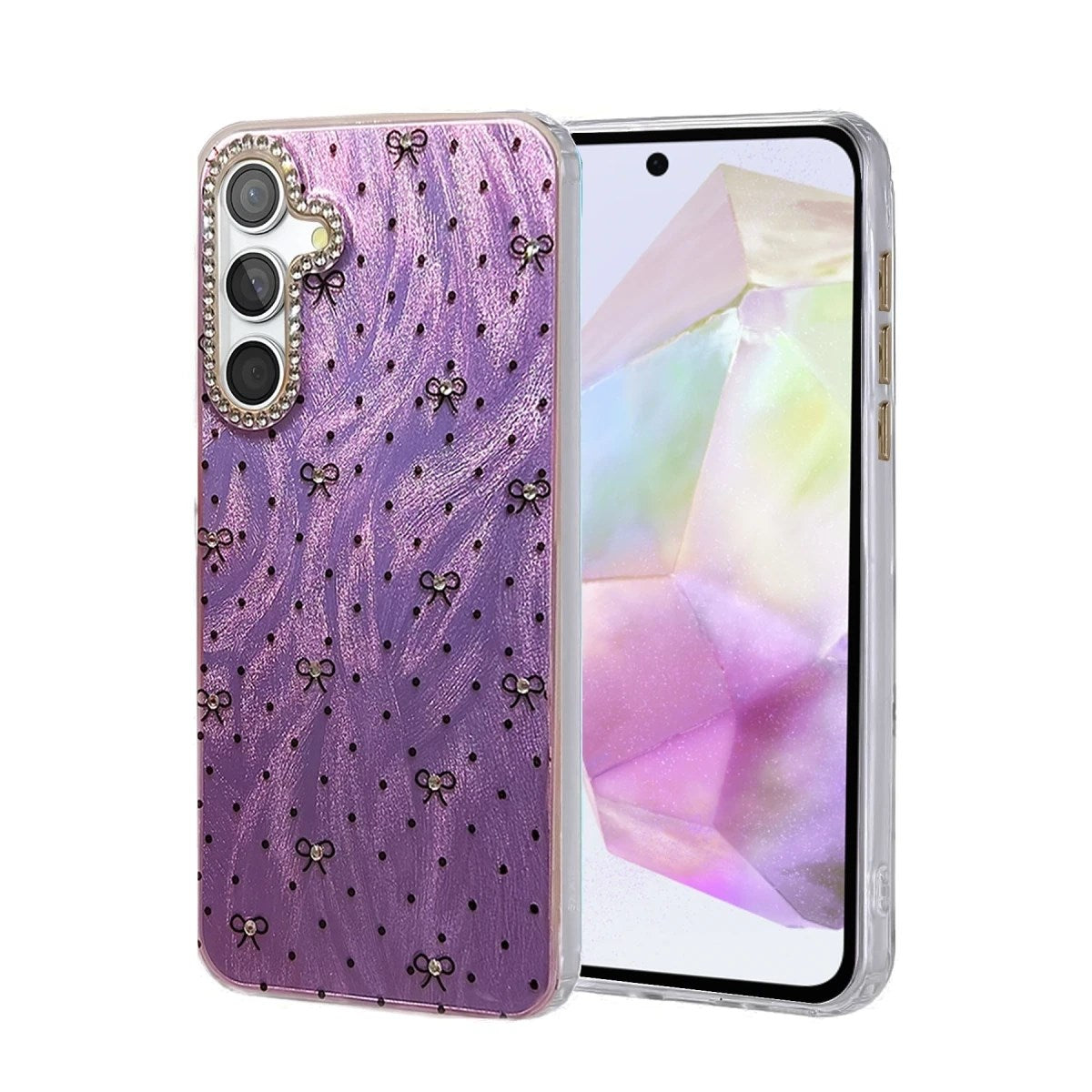 Mey İthalat® Samsung Galaxy A35 5G Kılıf Blade Aynalı Desenli Kapak - Desen 2