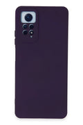 Mey İthalat® Redmi Note 12 Pro 4G Kılıf Nano içi Kadife Silikon - Mor