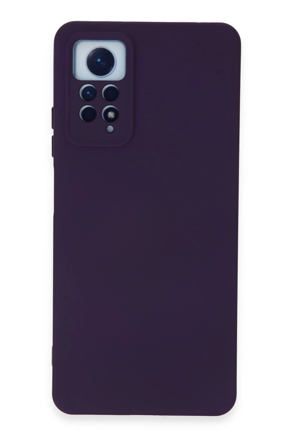 Mey İthalat® Redmi Note 12 Pro 4G Kılıf Nano içi Kadife Silikon - Mor