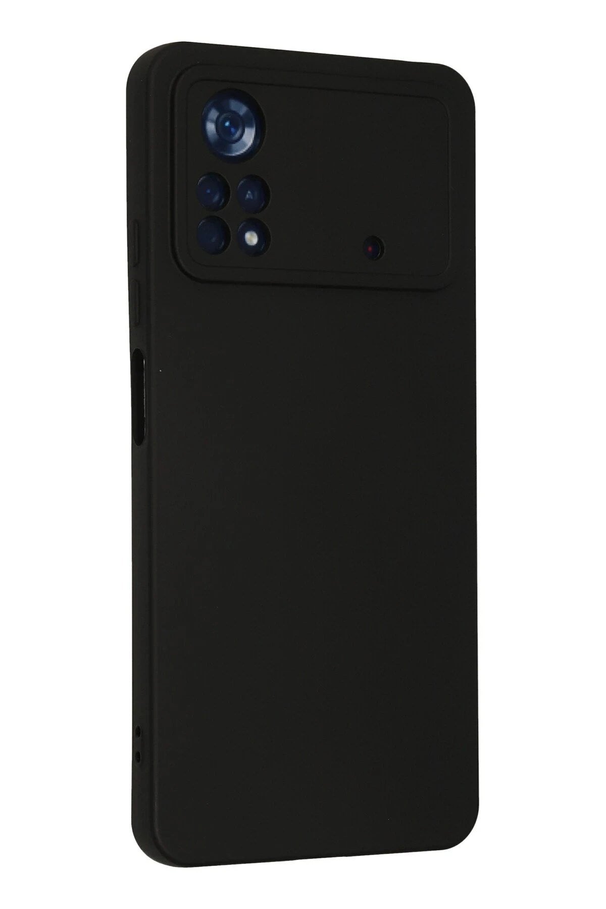 Mey İthalat® Poco X4 Pro 5G Kılıf Nano içi Kadife Silikon - Siyah