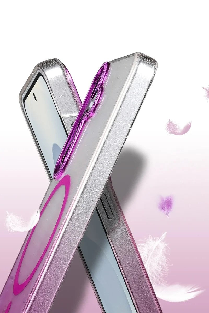 Mey İthalat® Samsung Galaxy S24 FE Glossy Magsafe Kapak - Mor