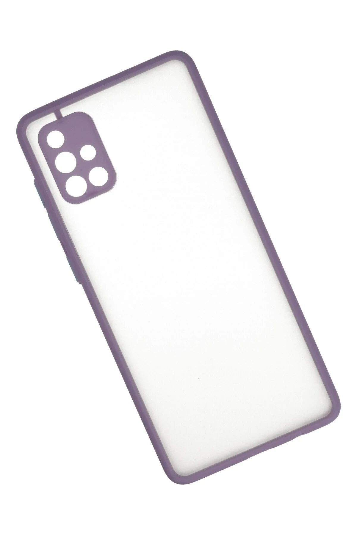 Mey İthalat® Samsung Galaxy A71 Kılıf Montreal Silikon Kapak - Mor