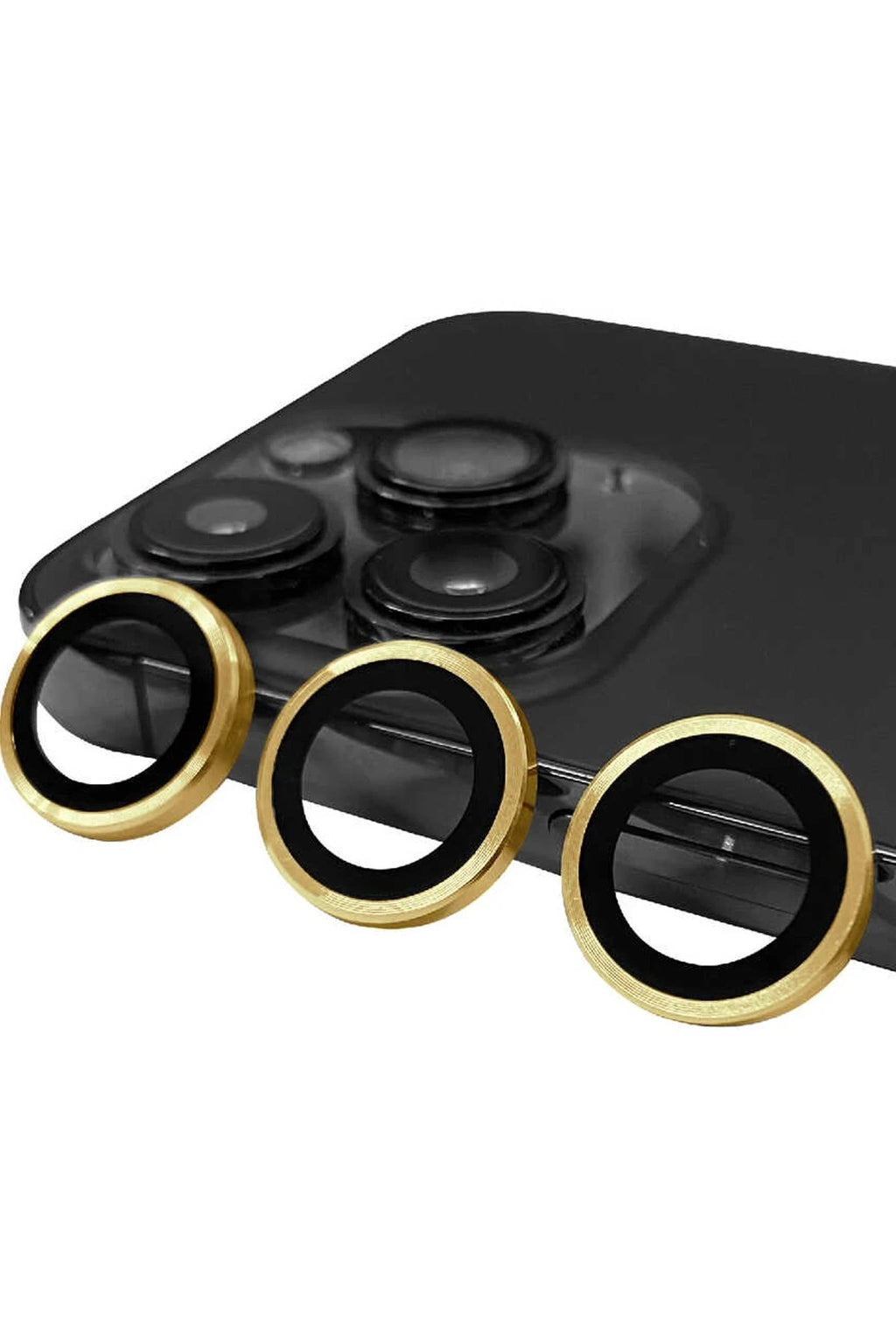Mey İthalat® iPhone 14 Pro Max Raze Metal Kamera Lens - Gold