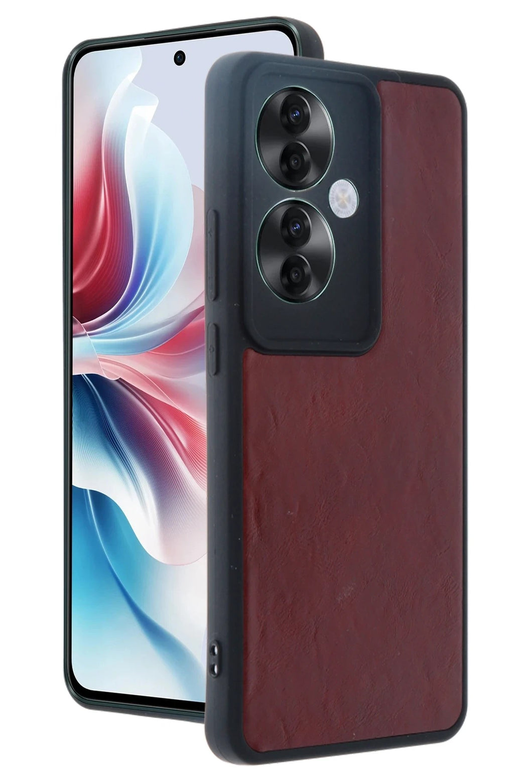 Mey İthalat® Reno 11F Kılıf Aras Deri Kapak - Bordo