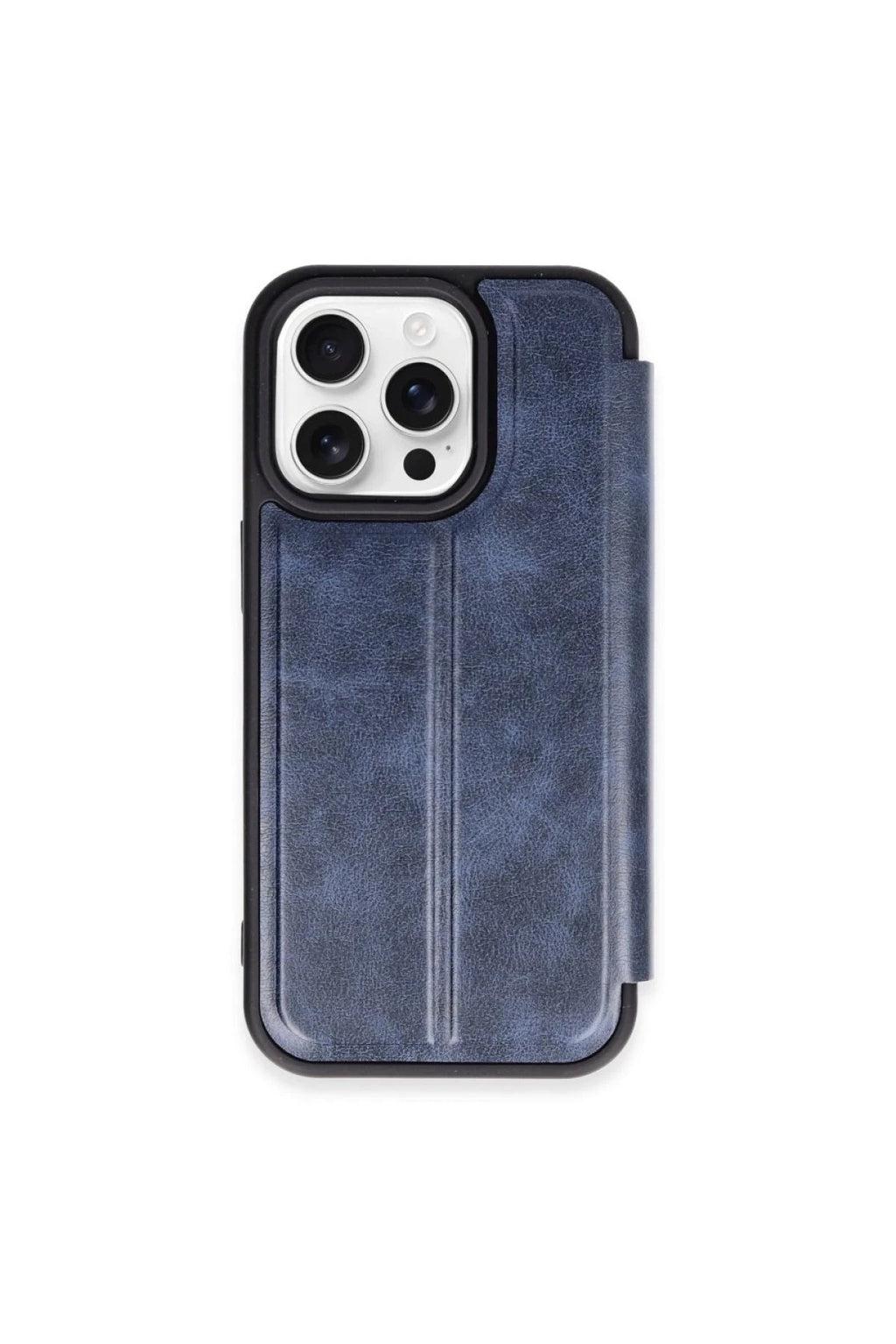 Mey İthalat® iPhone 15 Pro Max Kılıf Flip Cover - Lacivert