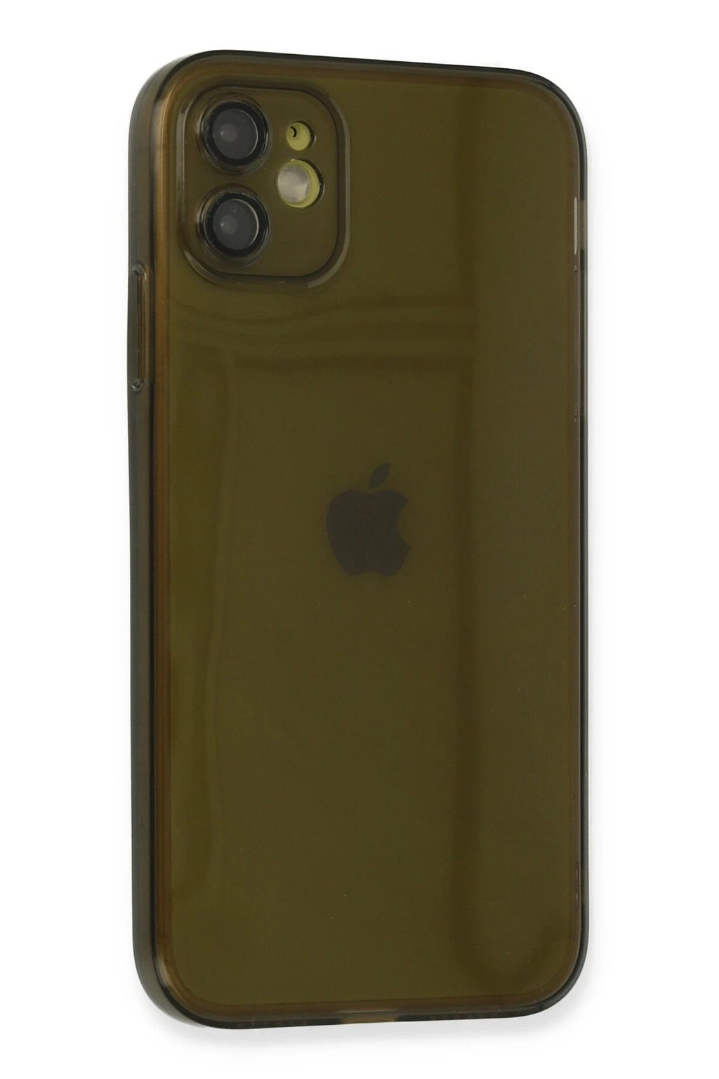 Mey İthalat® iPhone 12 Kılıf Fly Lens Silikon - Siyah