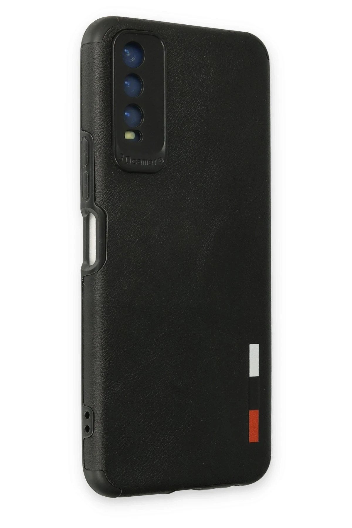 Mey İthalat® Vivo Y11S Kılıf Loop Deri Silikon - Siyah