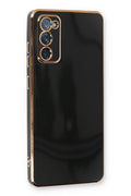 Mey İthalat® Samsung Galaxy S20 FE Kılıf Volet Silikon - Siyah