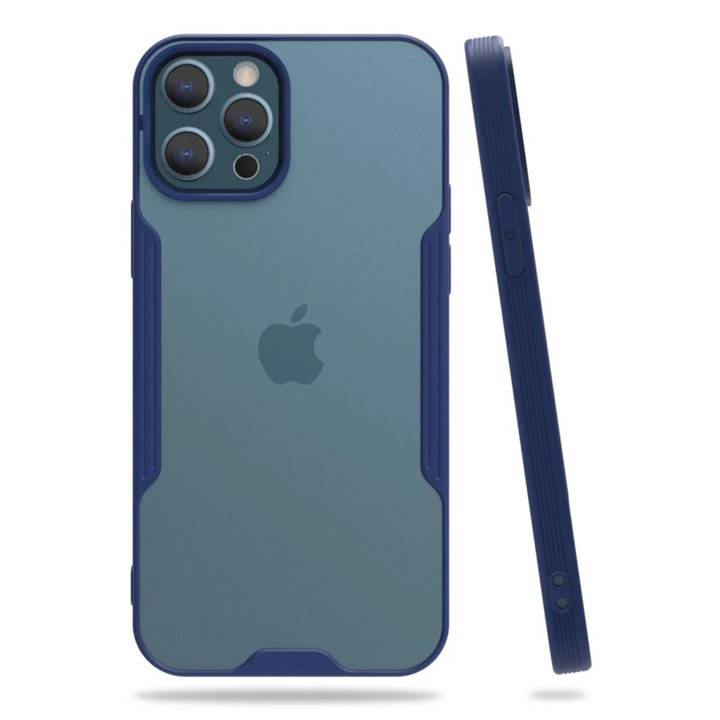 Mey İthalat® iPhone 12 Pro Max Kılıf Platin Silikon - Lacivert